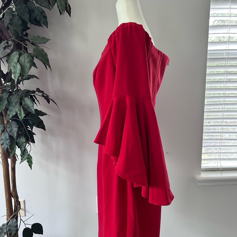 Boston Proper NWT Red Off The Shoulder Dress size 12
#0334 - Picture 4 of 10